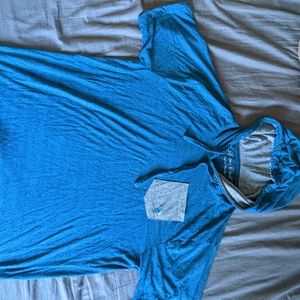 Lions Crest by English Laundry Shirtsleeve Hooded shirt